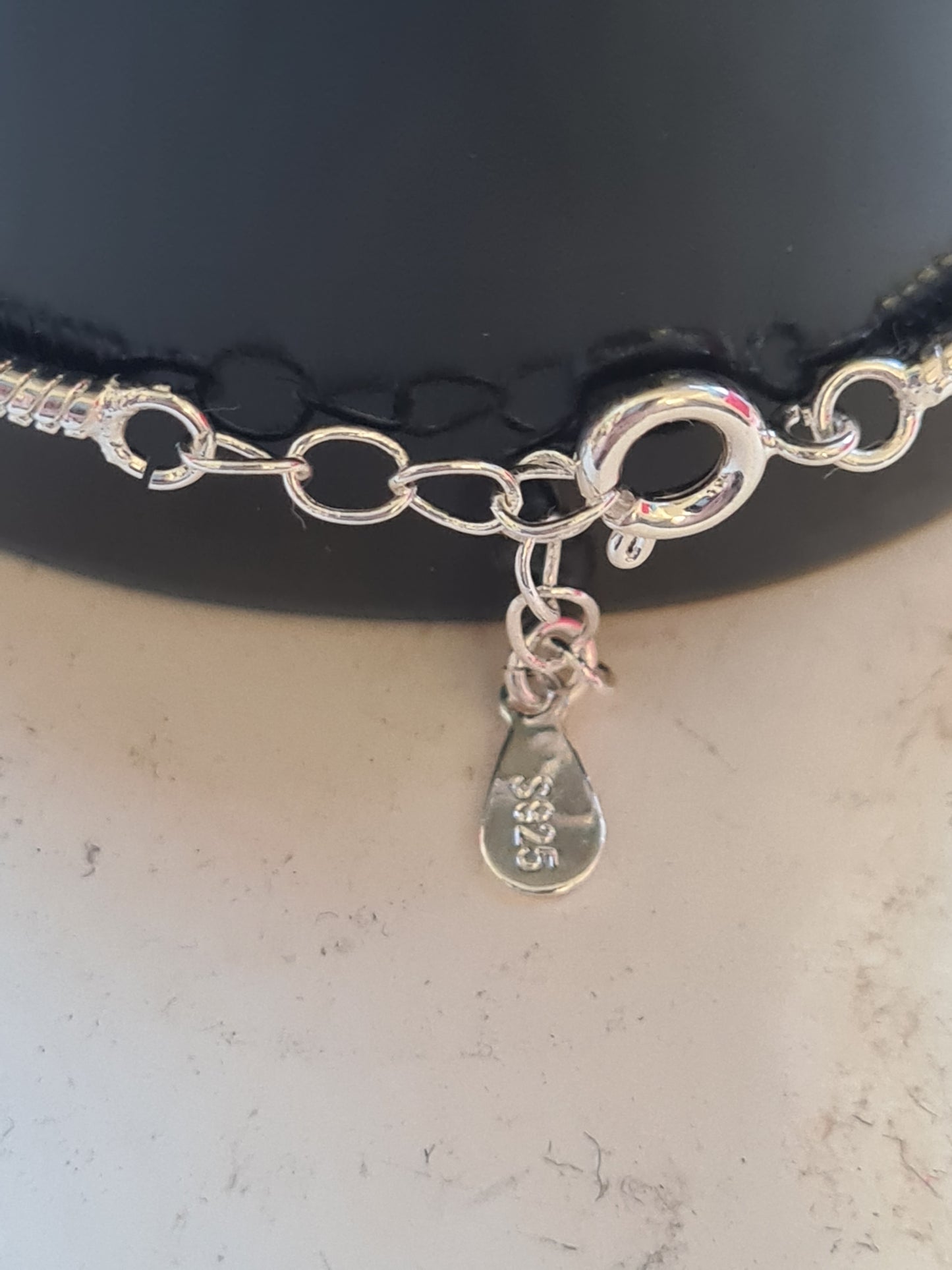 Silver snake heart
