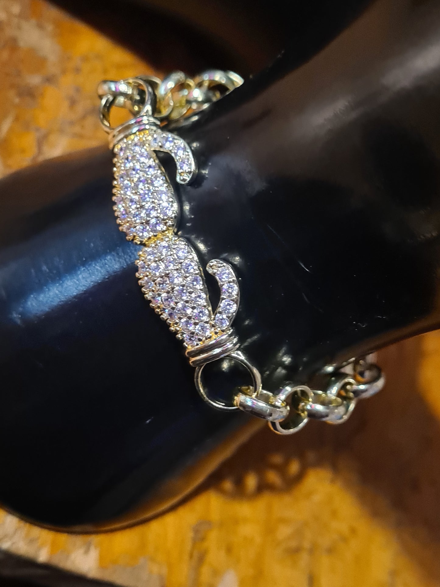 Rhinestone boxing gloves