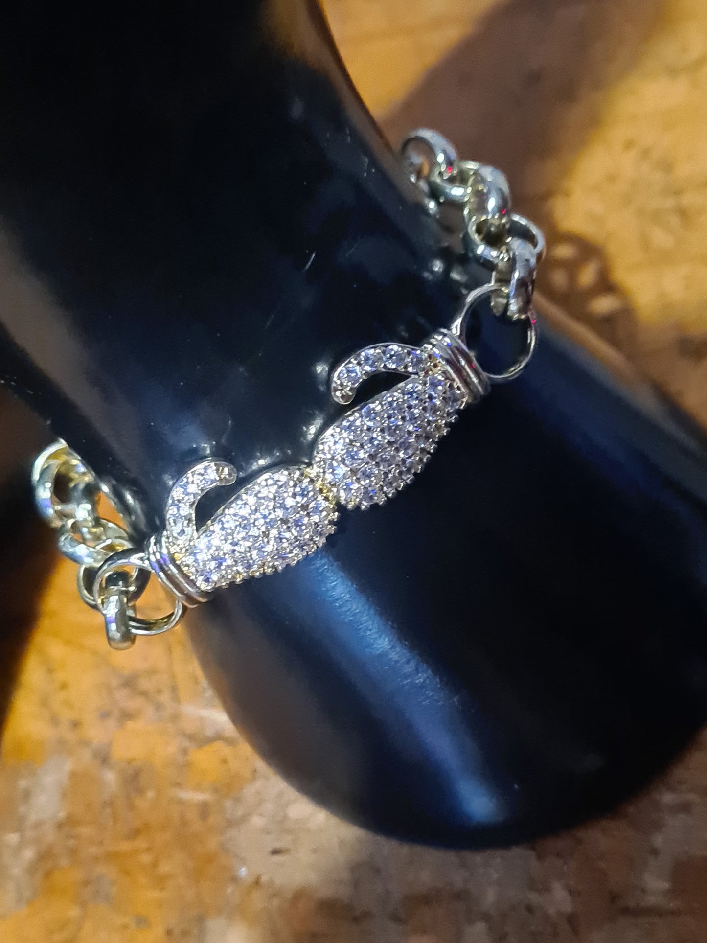 Rhinestone boxing gloves