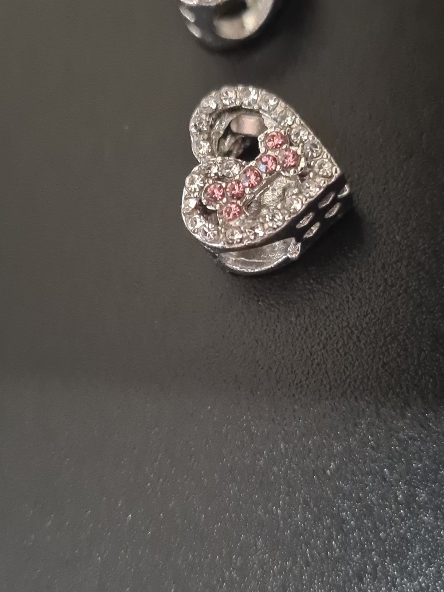 Rhinestone paw charm