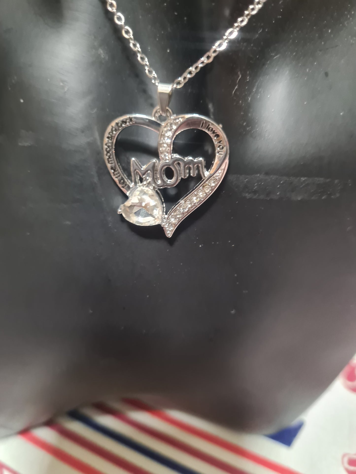 Mom i love you to the moon and back necklace