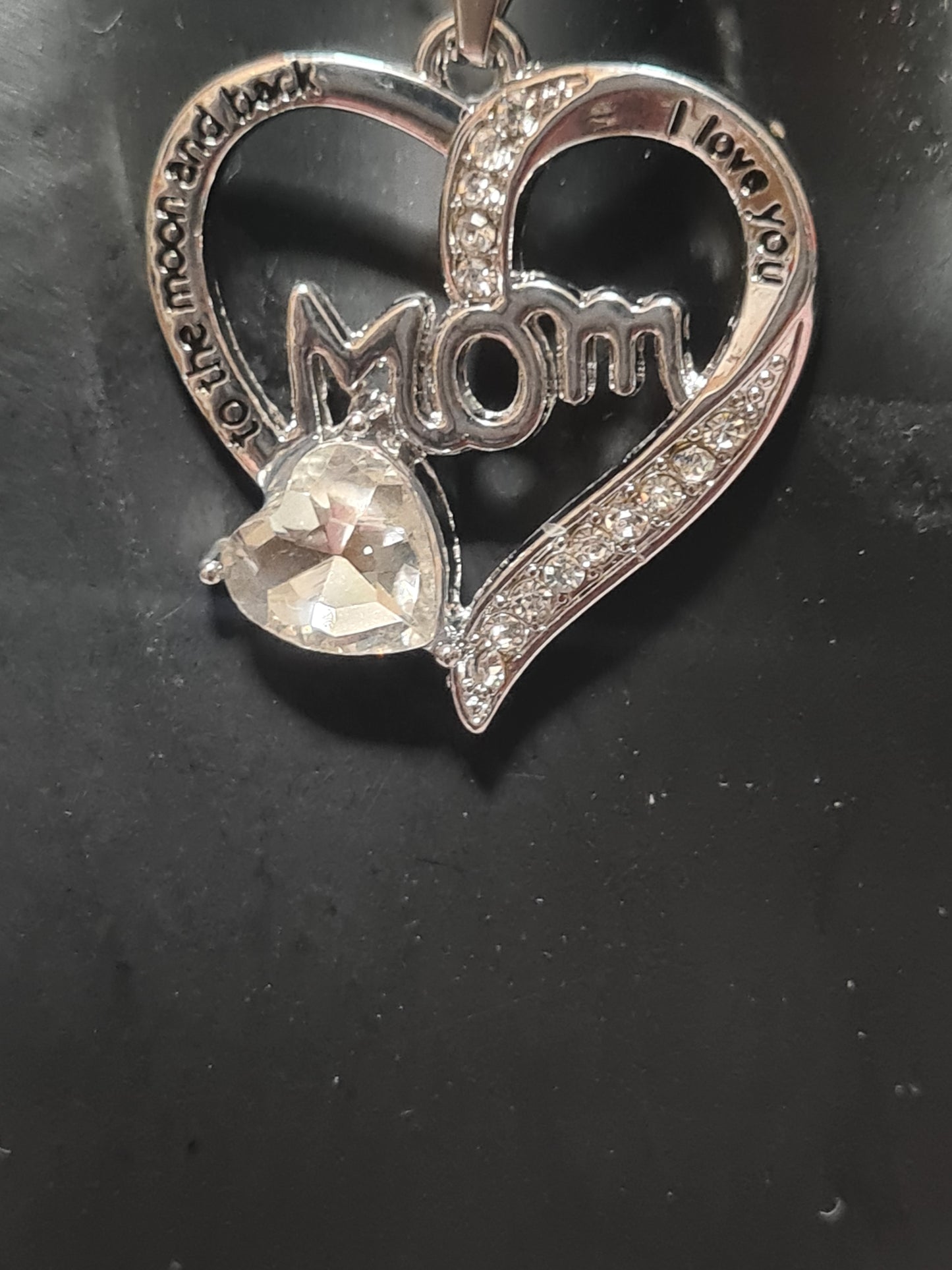 Mom i love you to the moon and back necklace