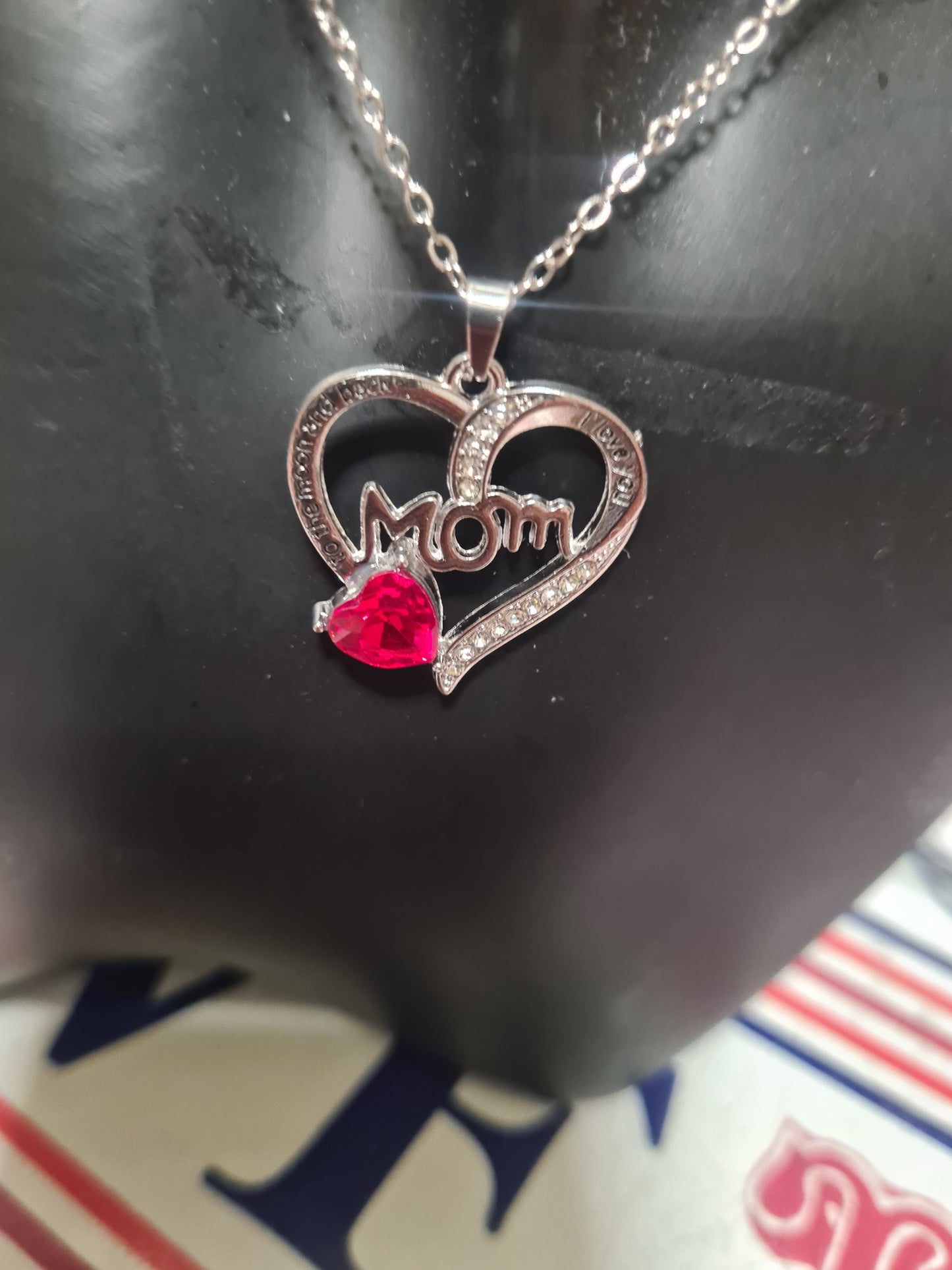 Mom i love you to the moon and back necklace