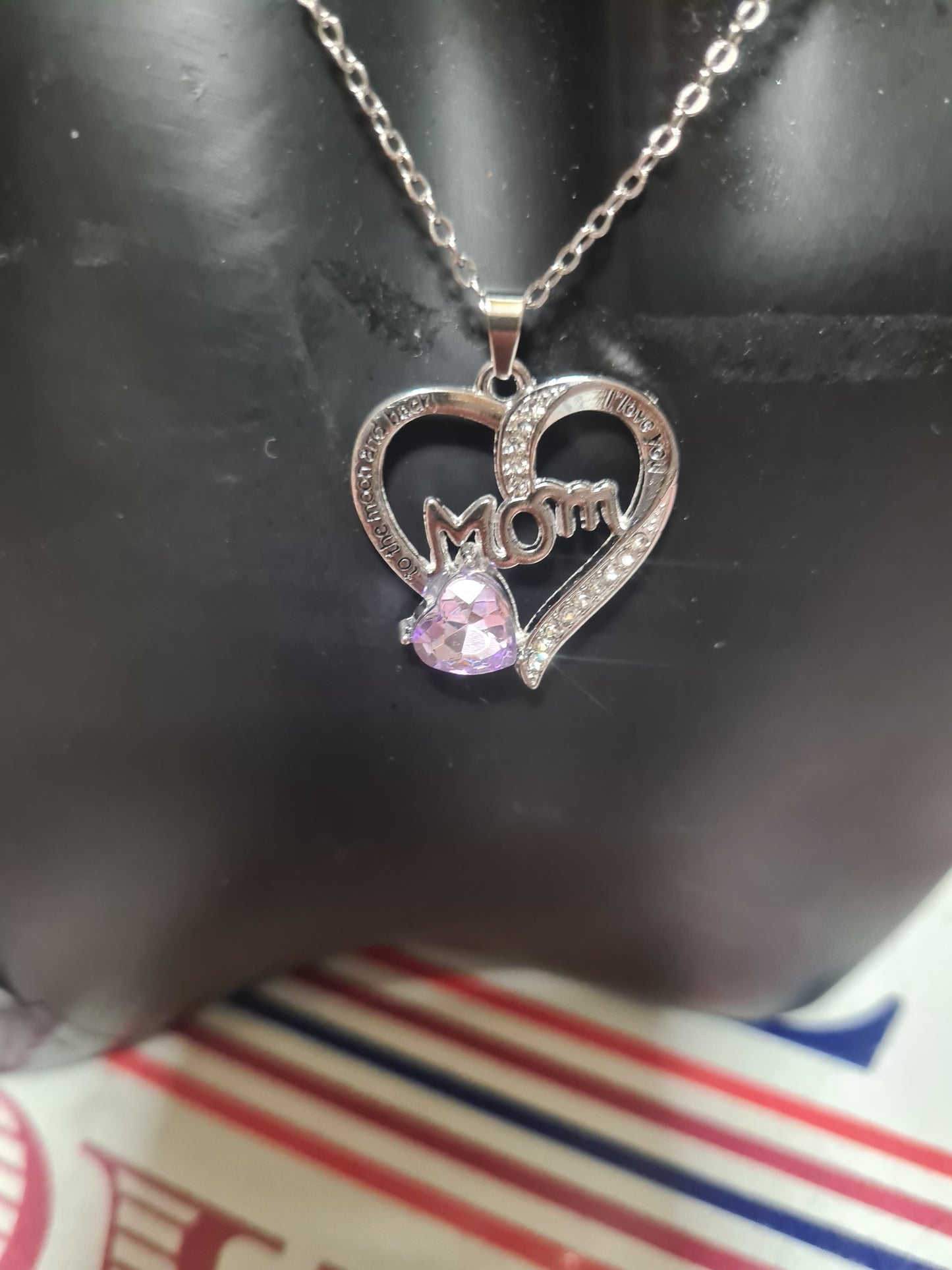 Mom i love you to the moon and back necklace