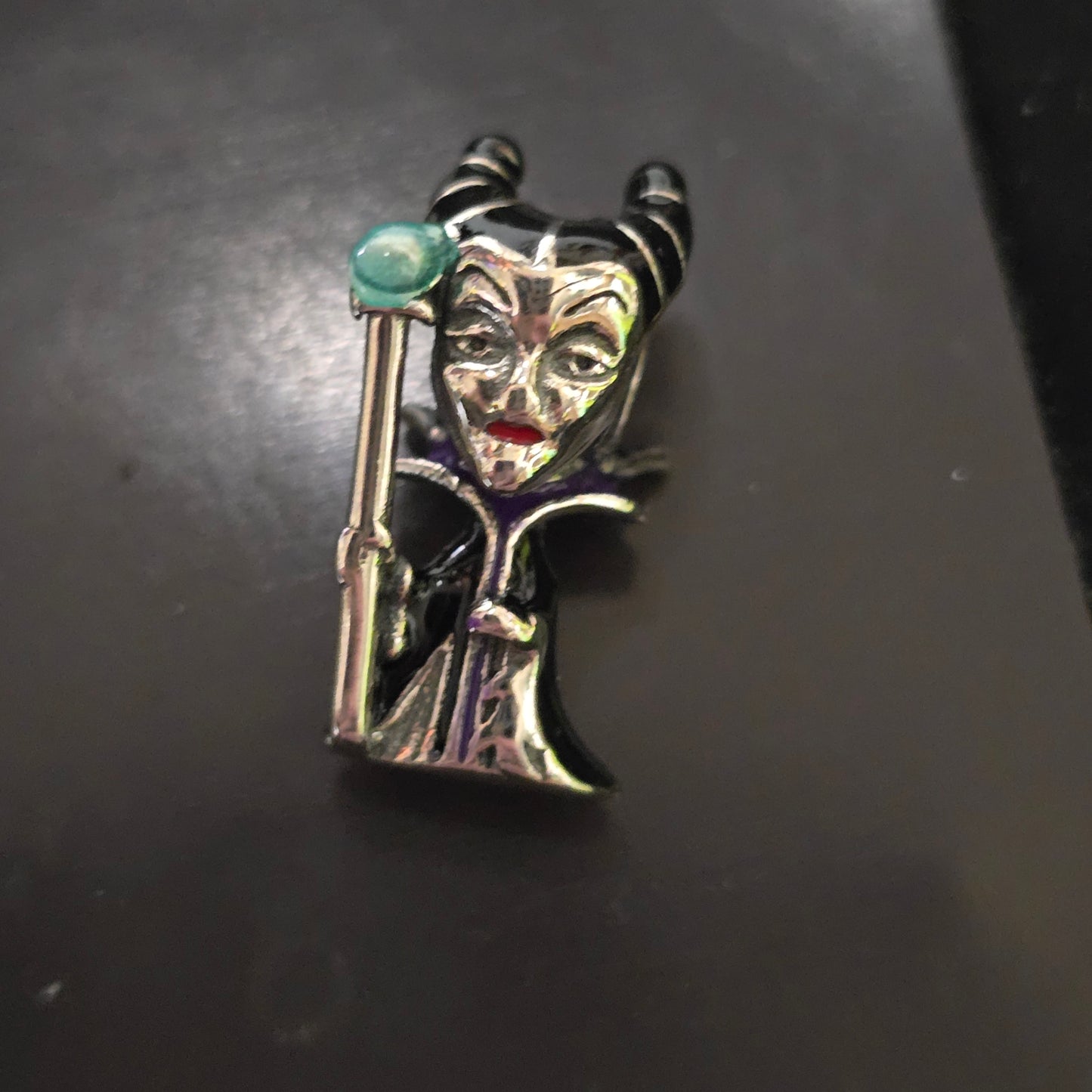 Maleficent glow in the dark disney Villain Pandora charm