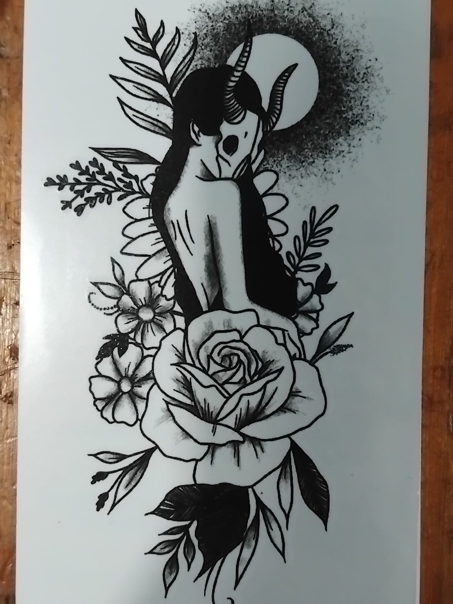 R1 Temporary tattoo