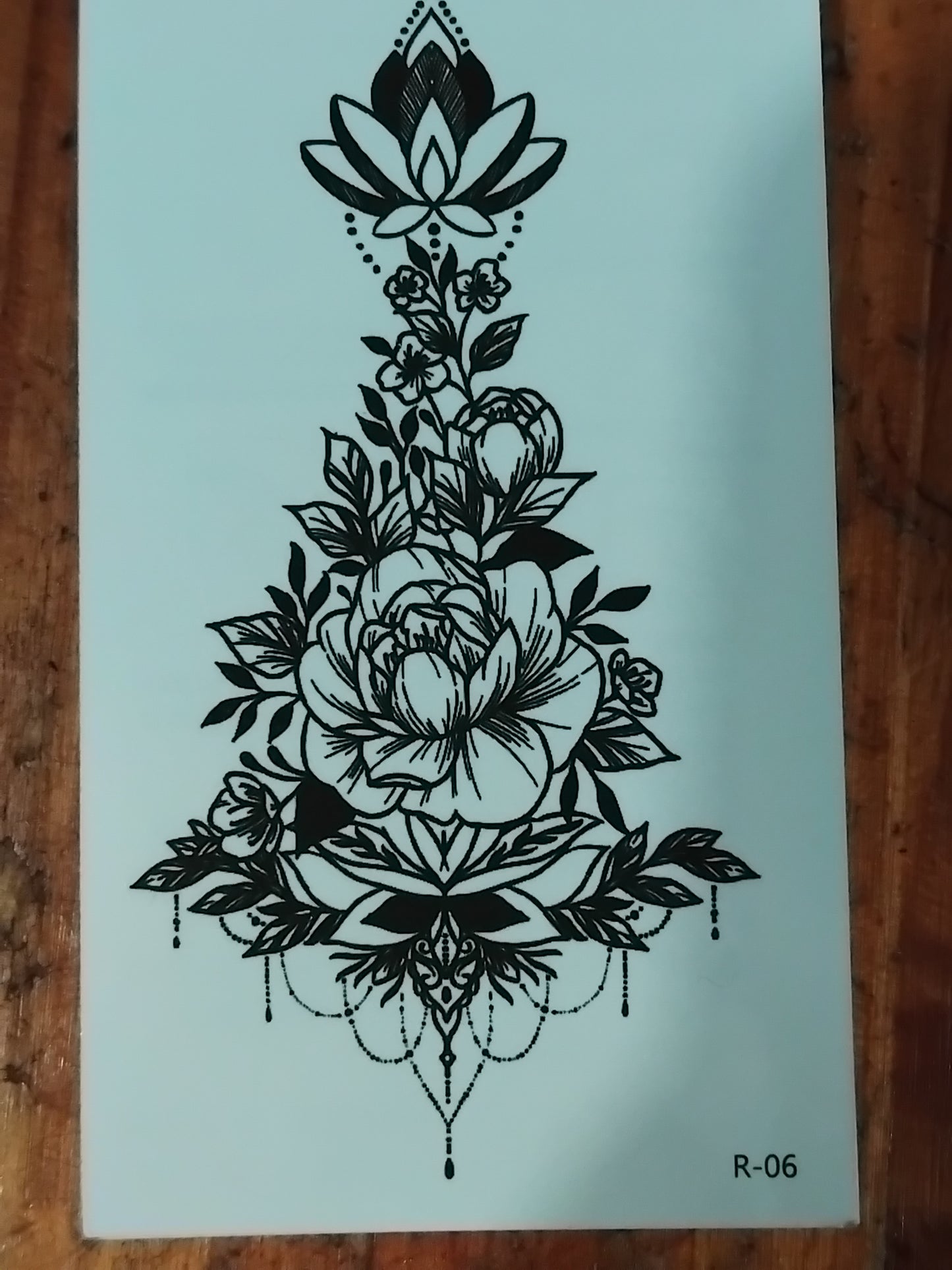 R6 Temporary tattoo