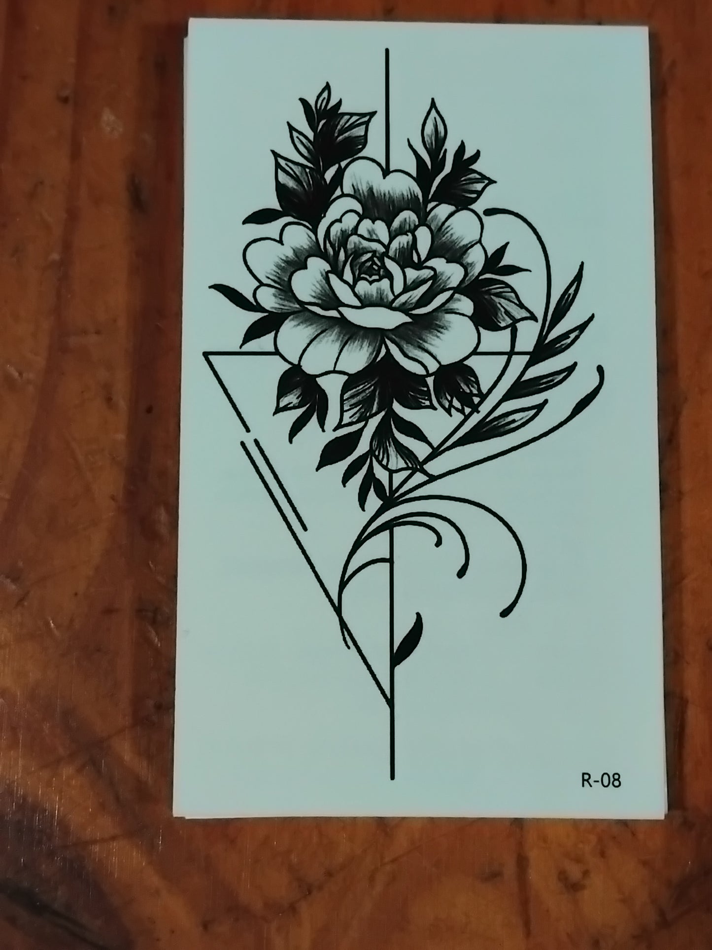 R8 Temporary tattoo