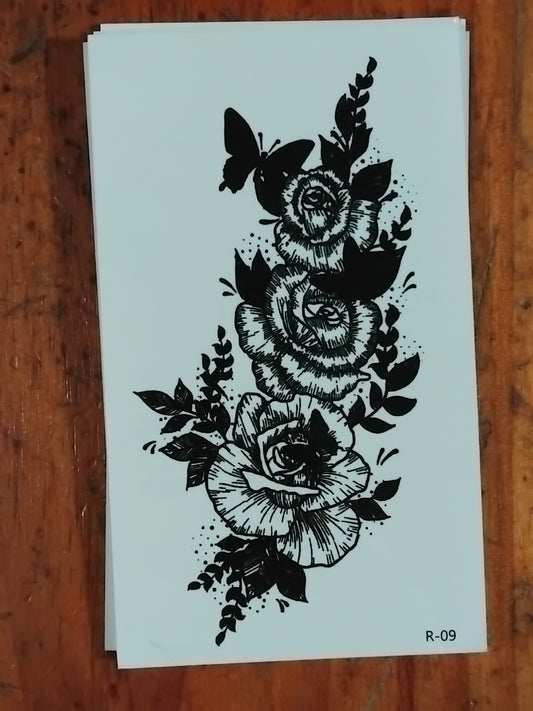 R9 Temporary tattoo