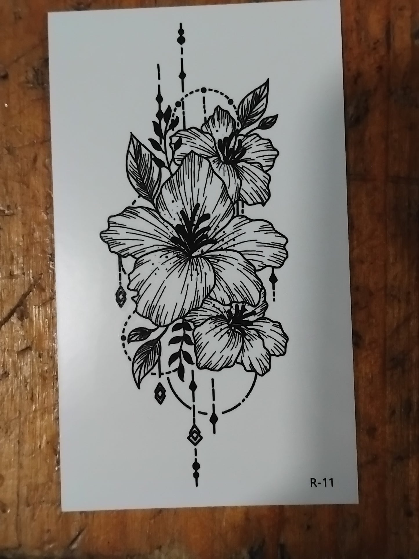 R11 Temporary tattoo