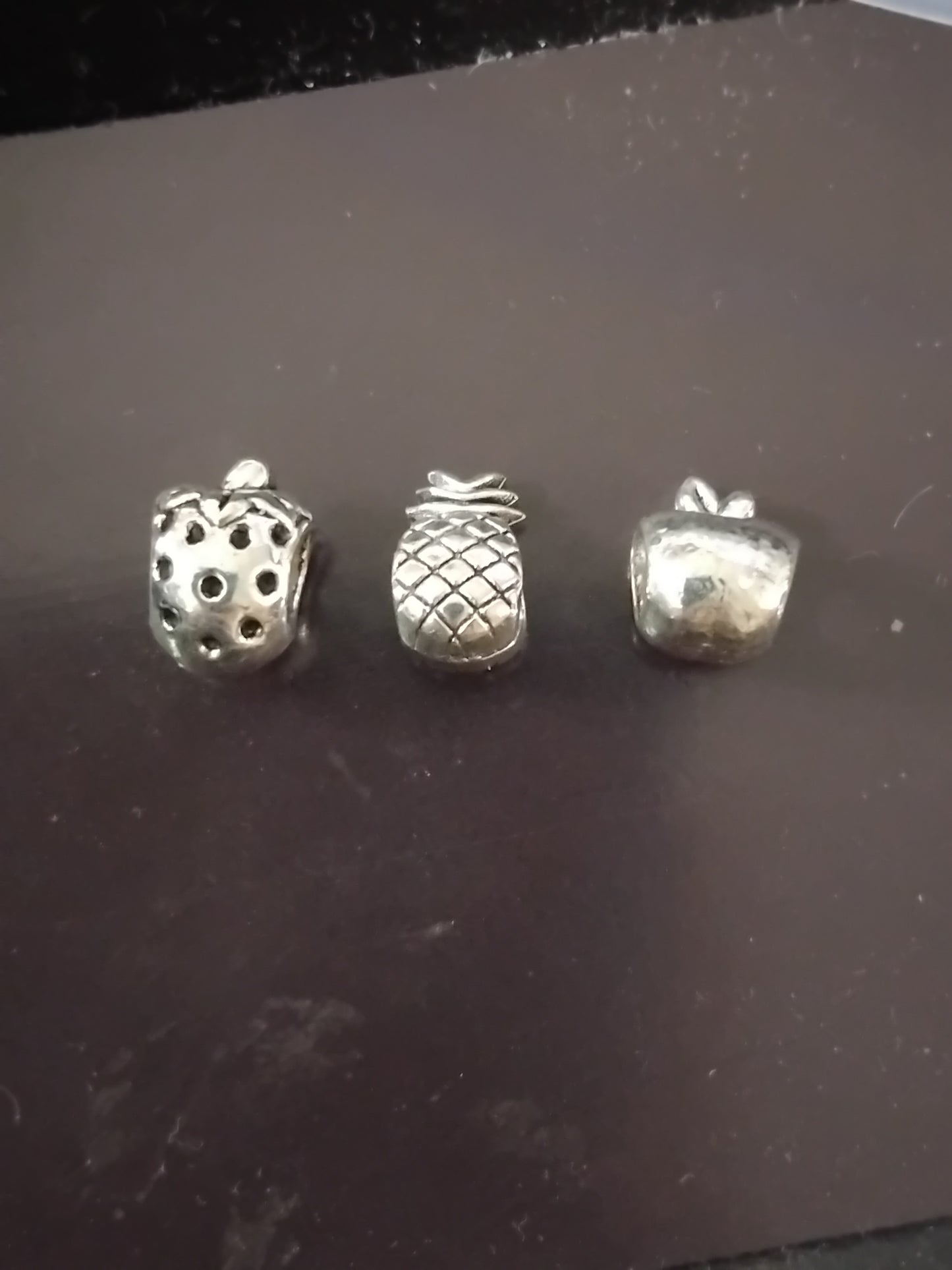Three fruit charms