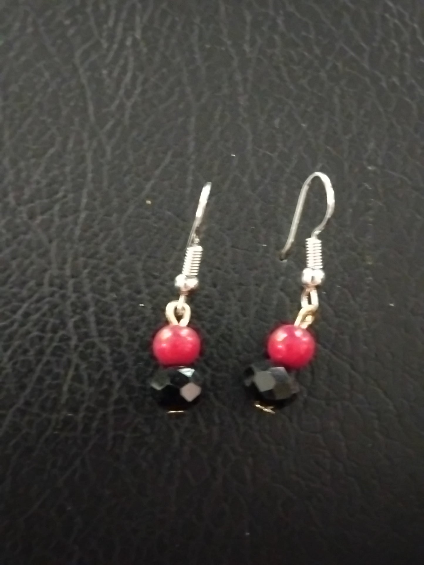 Red and black bead