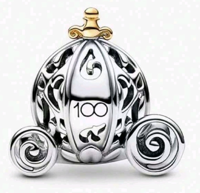 Cinderella carriage anniversary charm