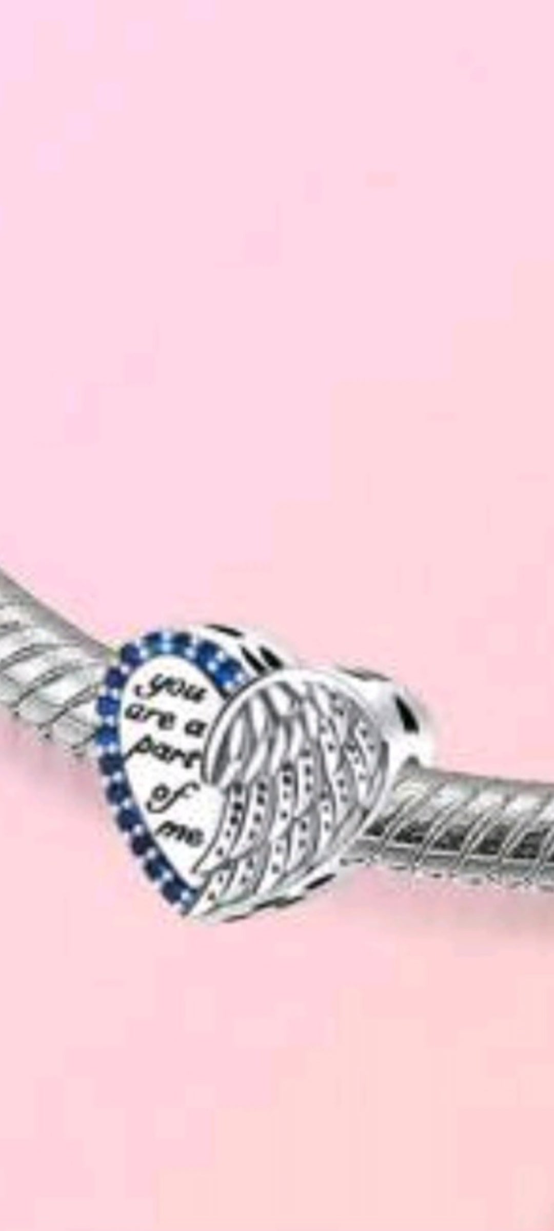 Part of me angel wing charm