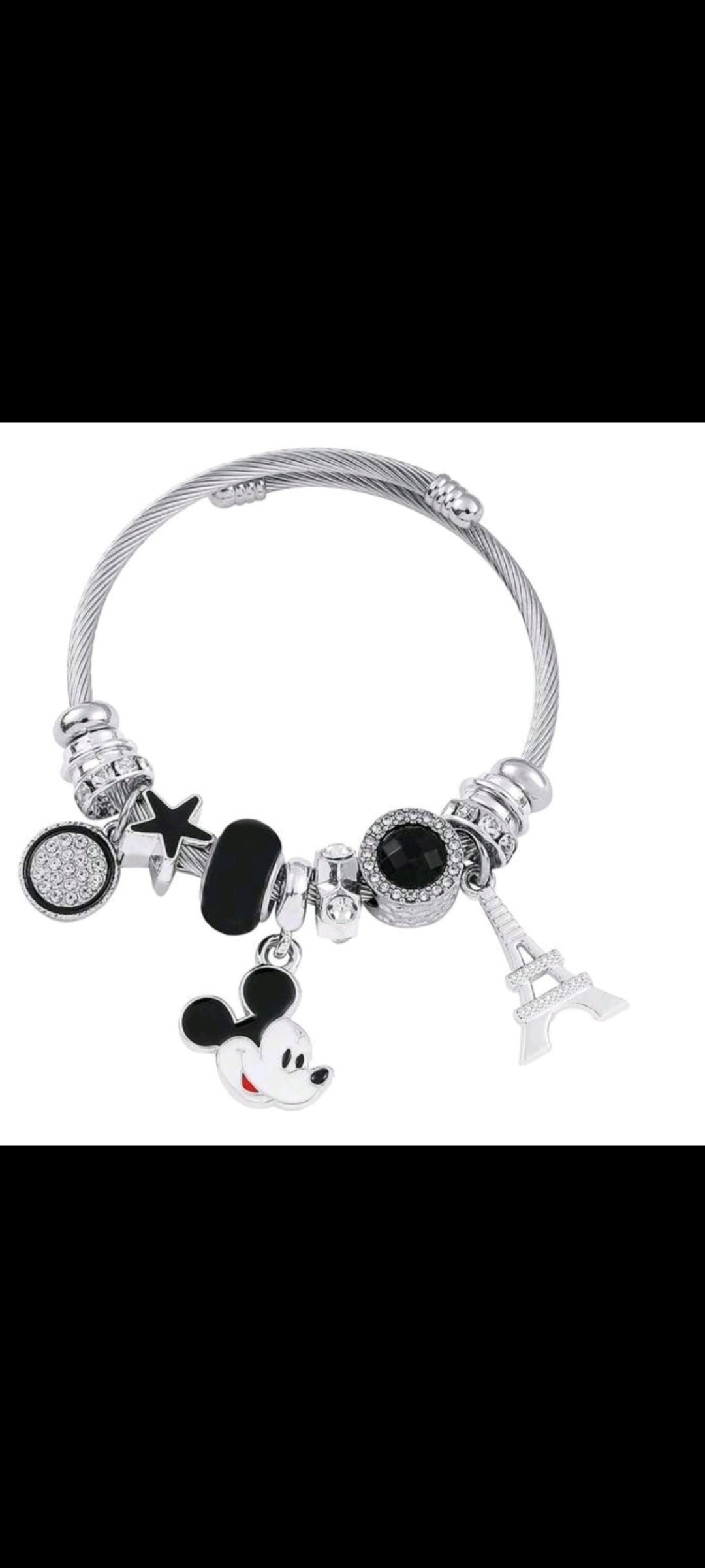 Mini magnetic charm bracelet