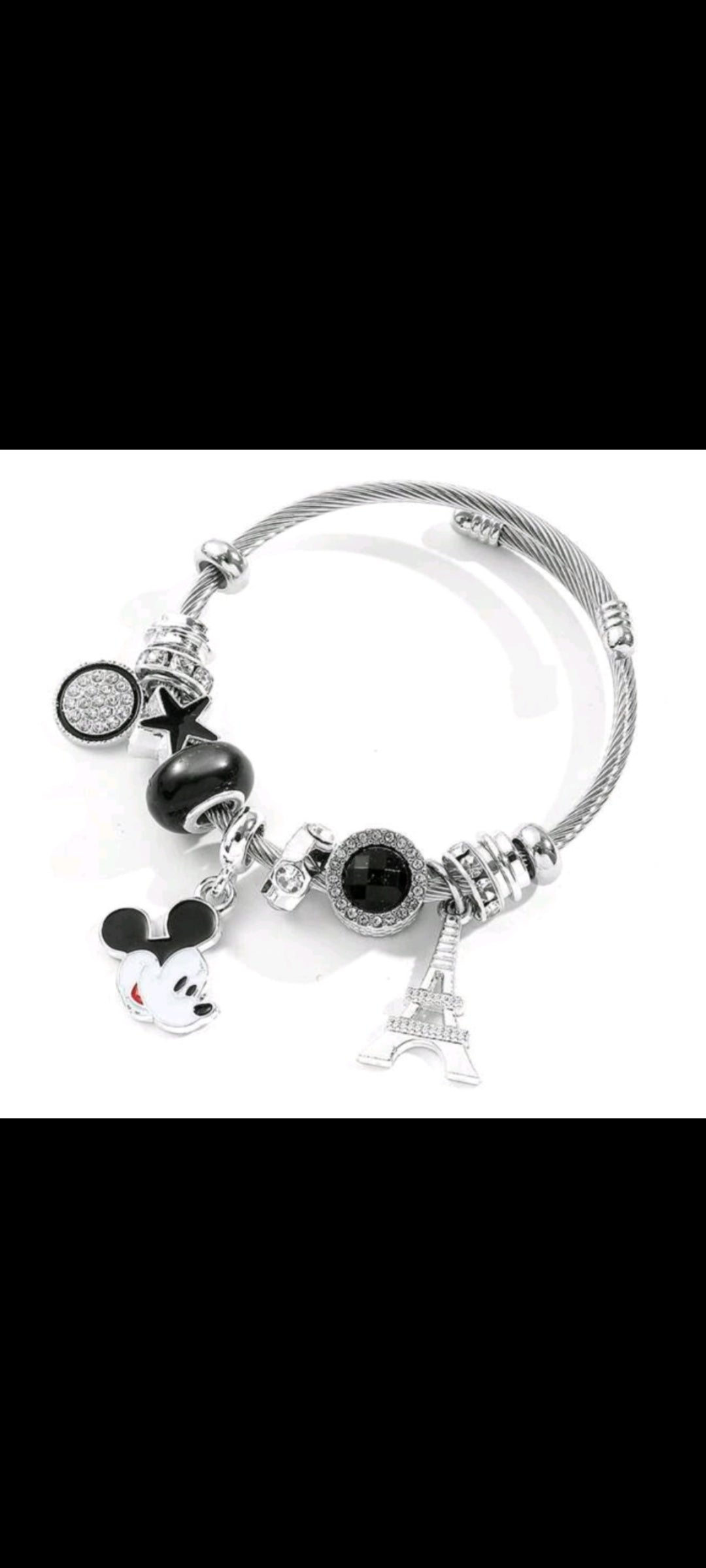 Mini magnetic charm bracelet