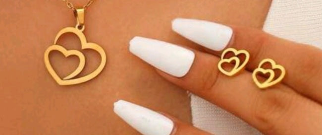 Double heart set