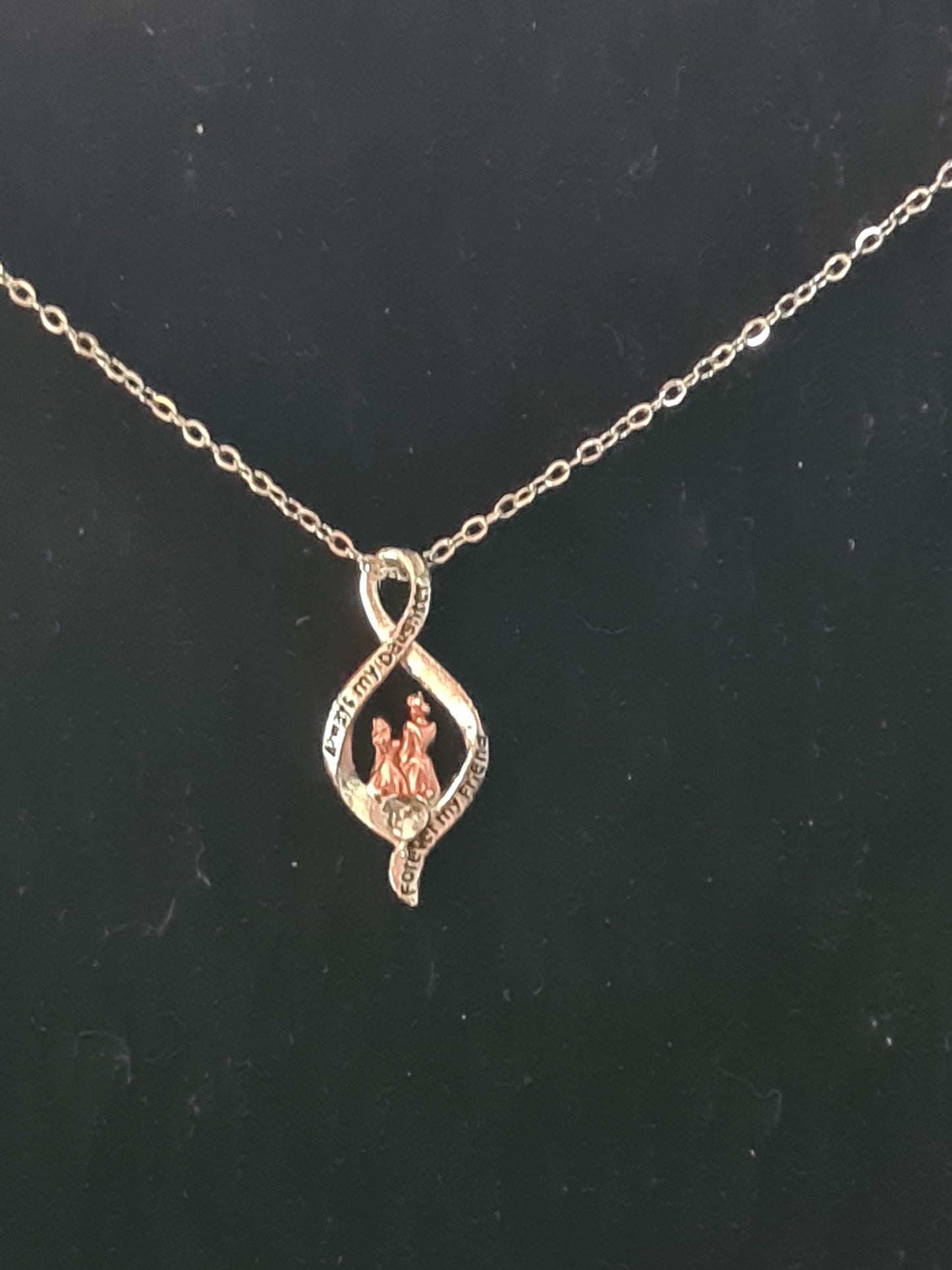 Always and forever daughter necklace