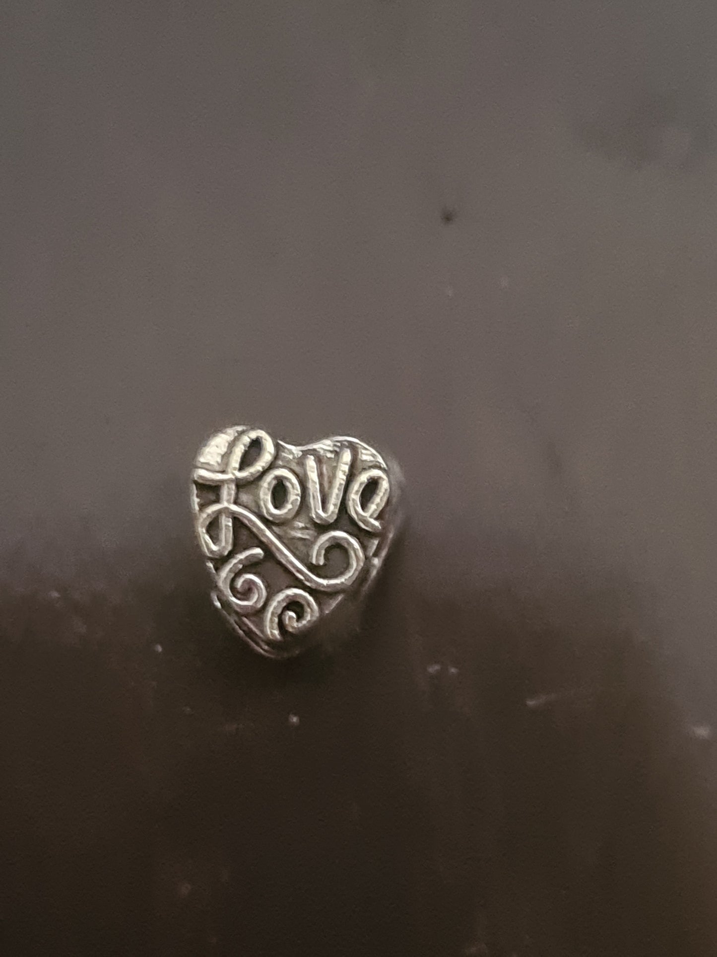 Love letter heart charm