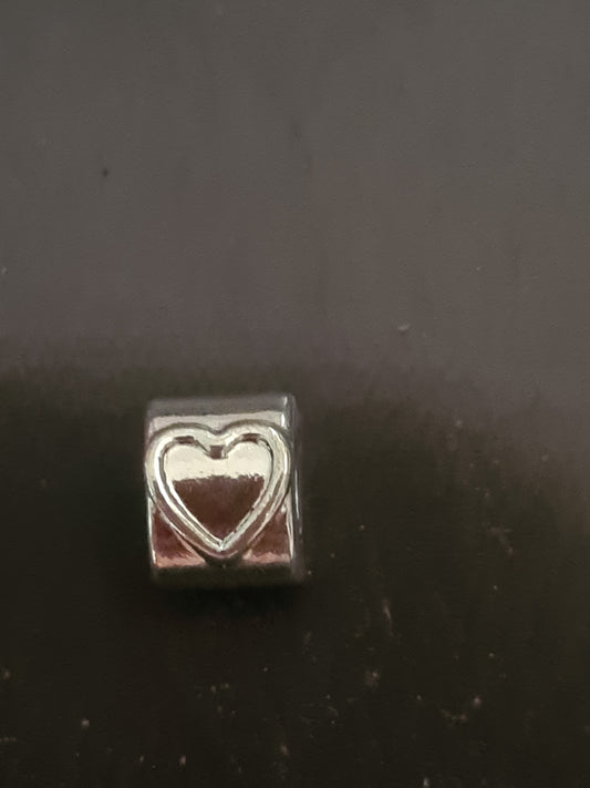 Heart box charm