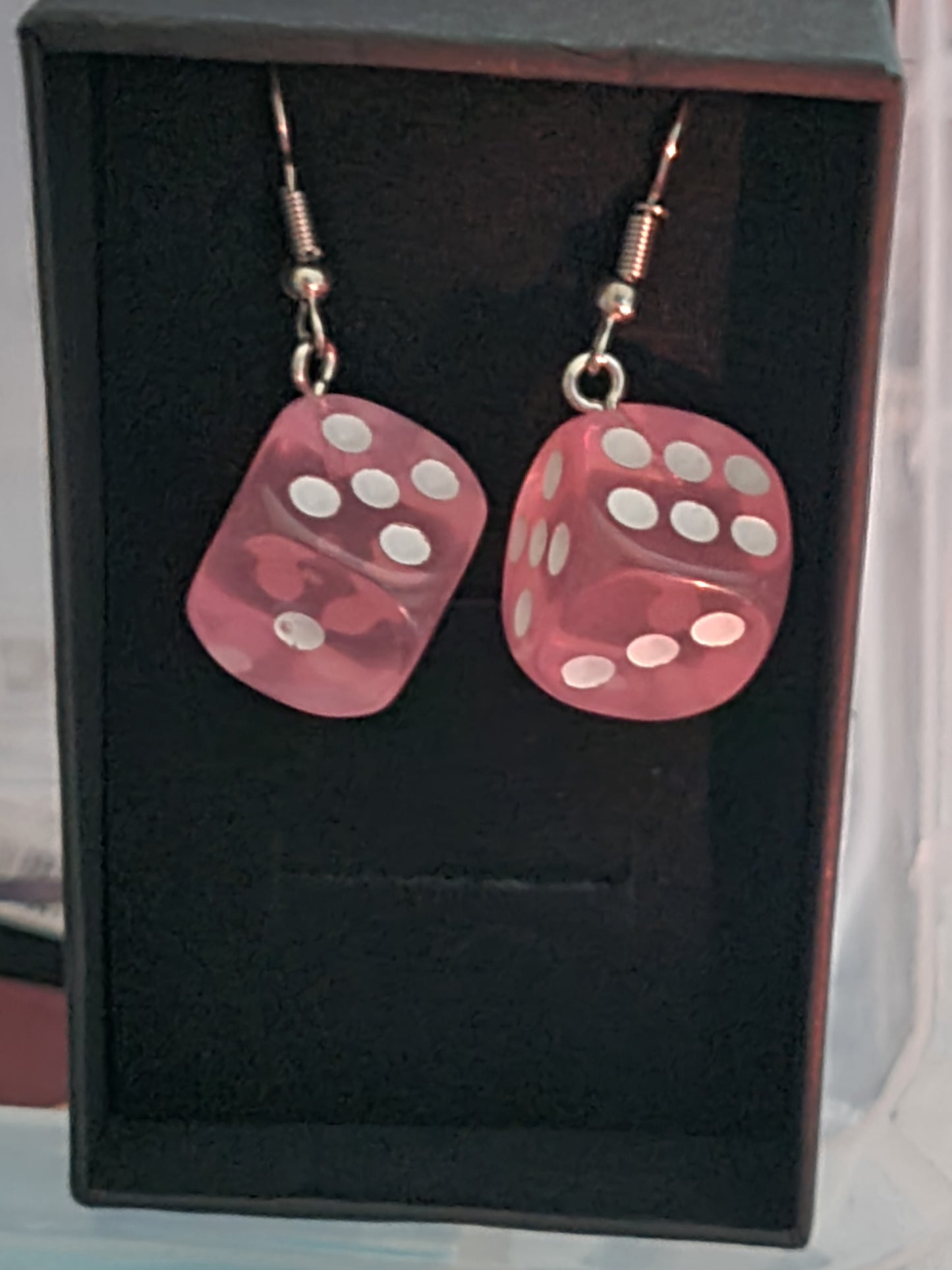 Dice earrings