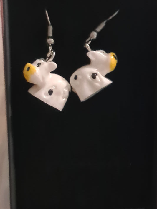 Cow earrings