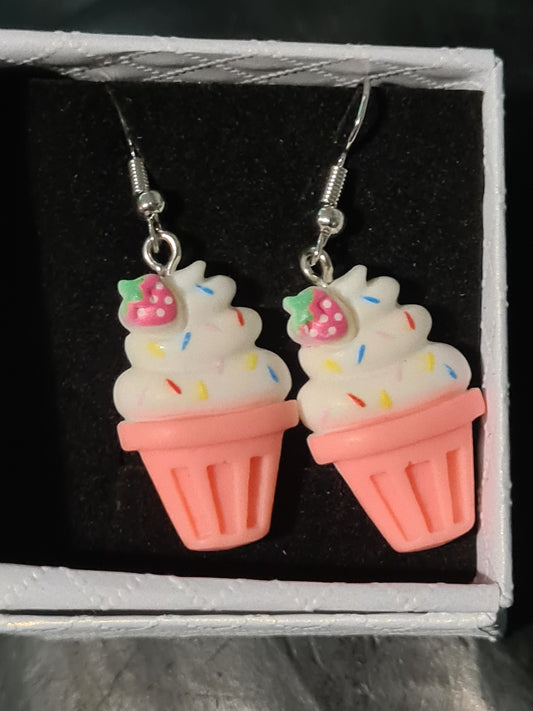 Cupcake earrings