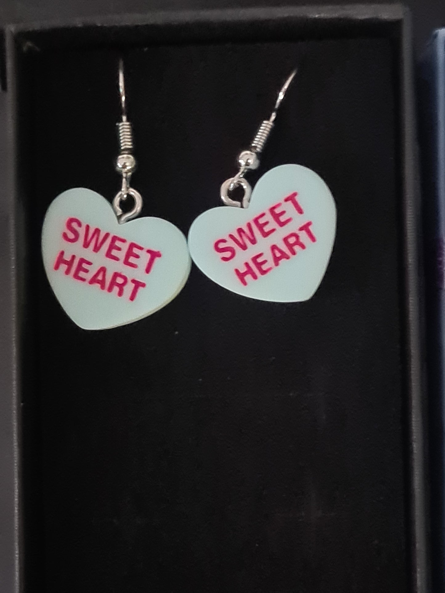 Love heart earrings