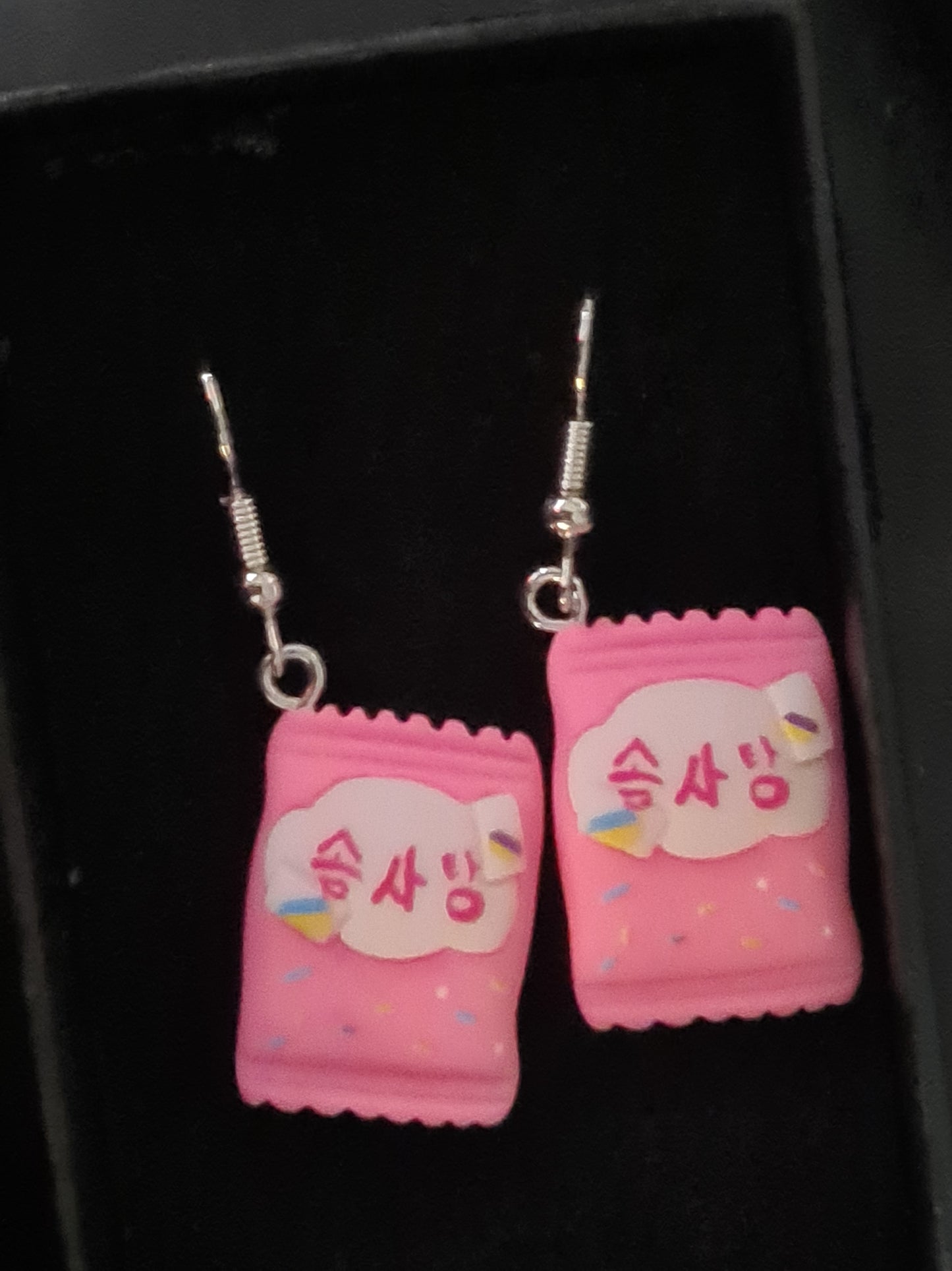 Love food and wine earrings