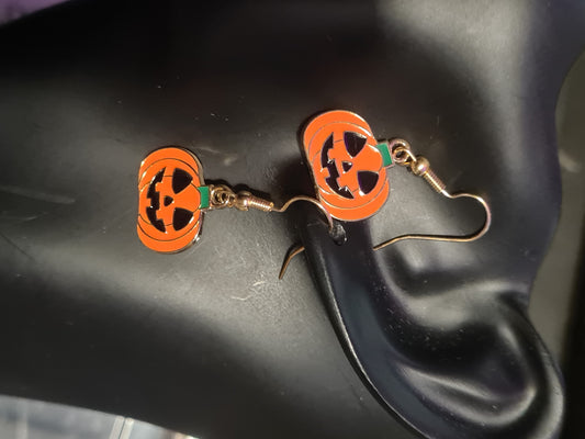 Pumkin earrings