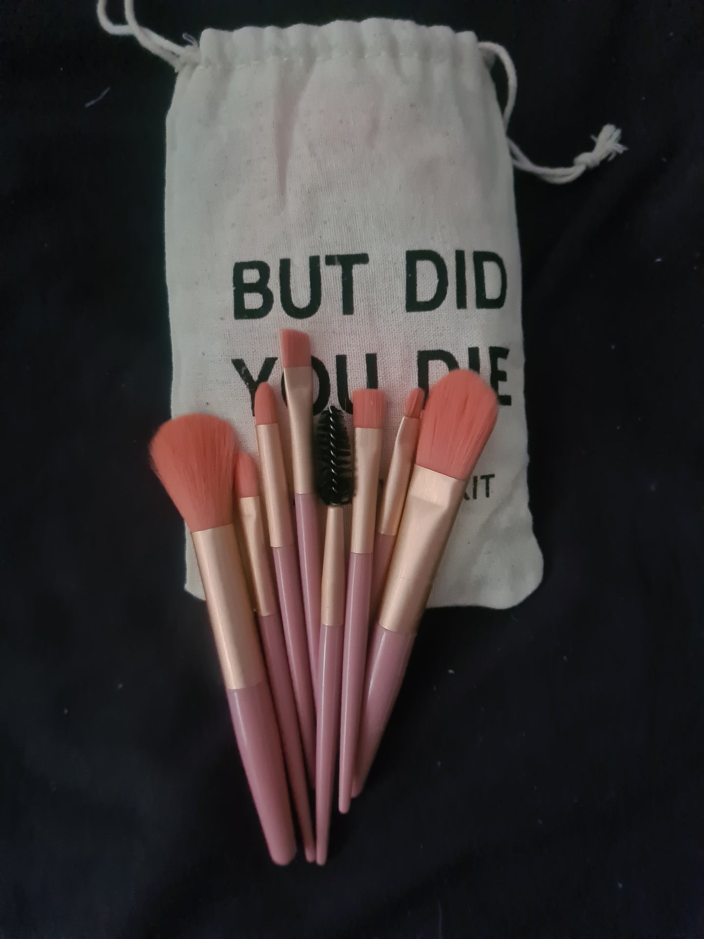 But die you die hangover make up brush travel set