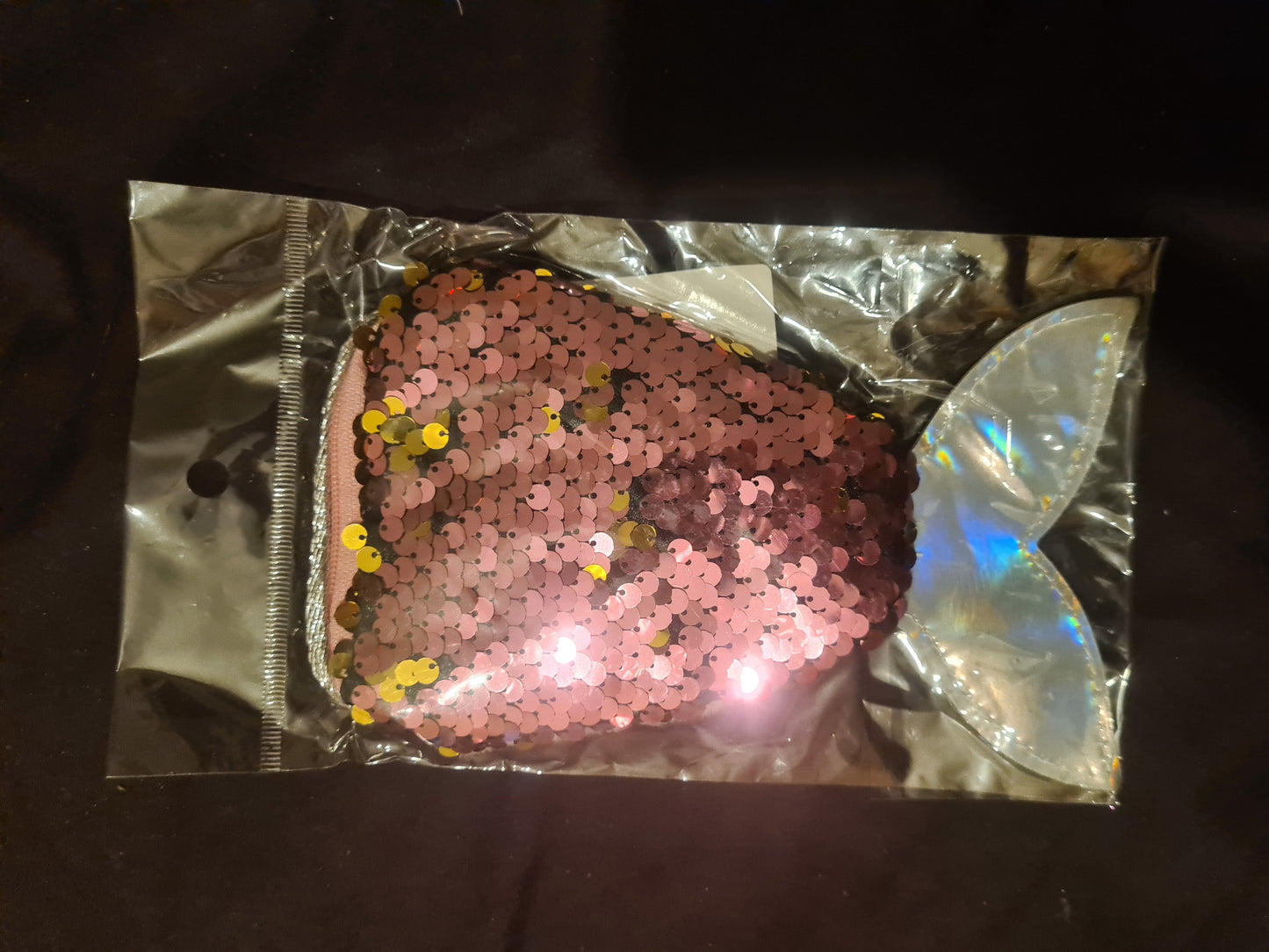 Mini mermaid reversible sequin bag