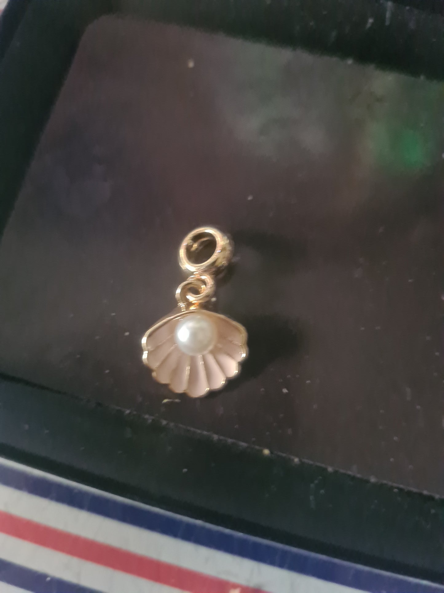 Rose gold little mermaid shell