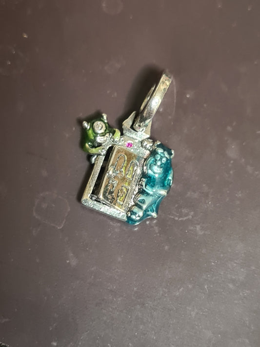 Iconic door scene monsters Inc charm