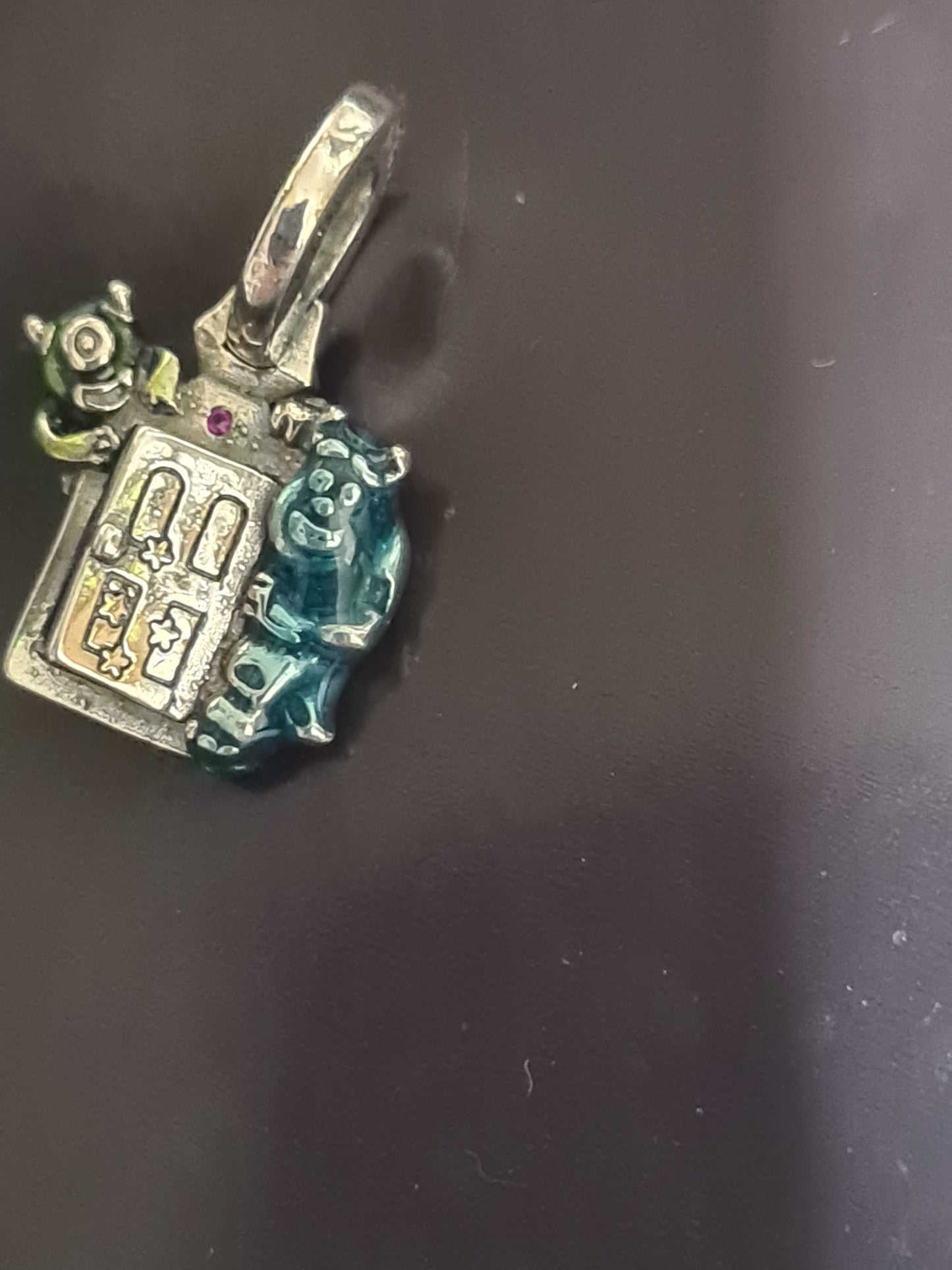 Iconic door scene monsters Inc charm