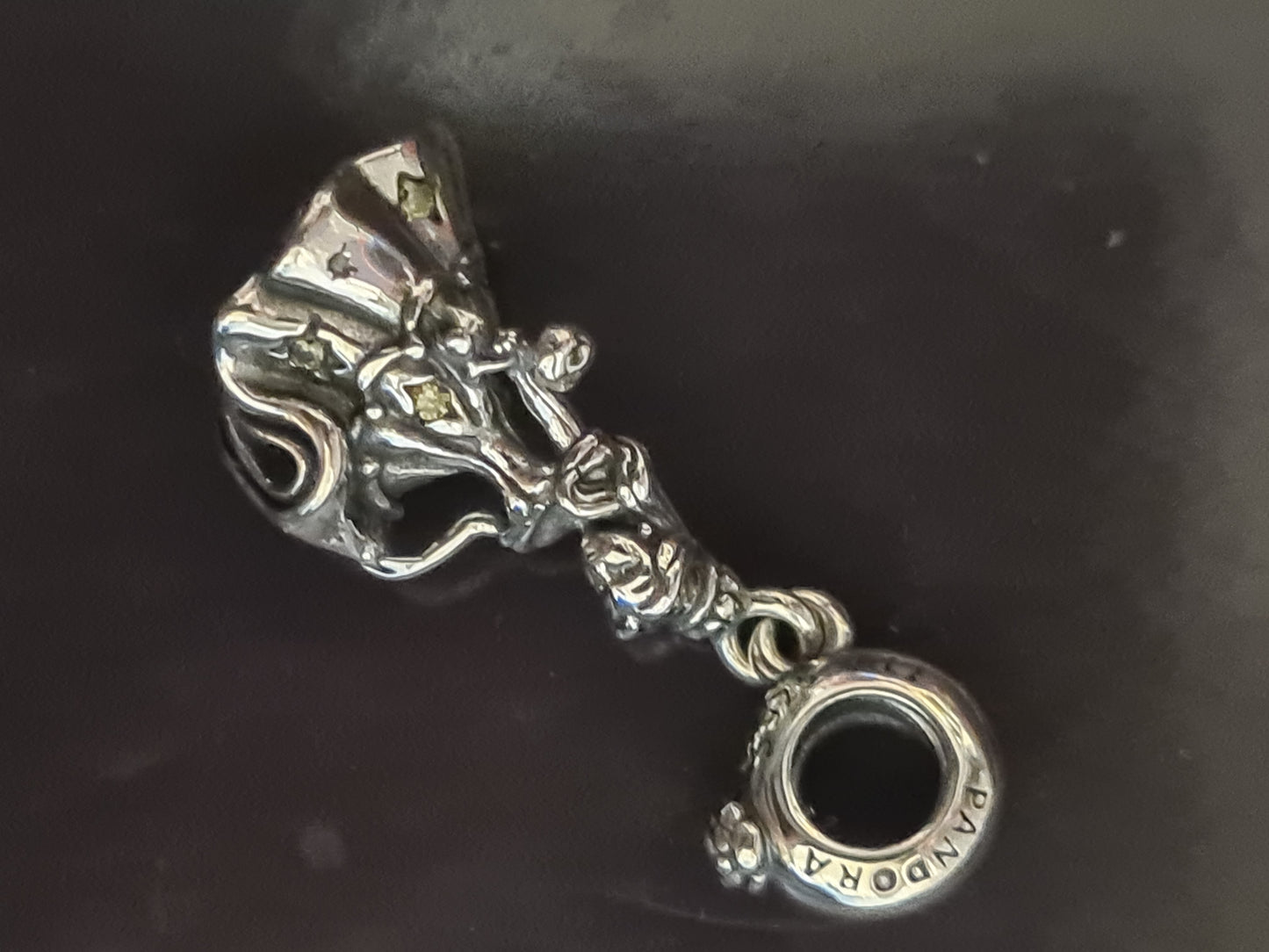 Beauty and beast bell charm