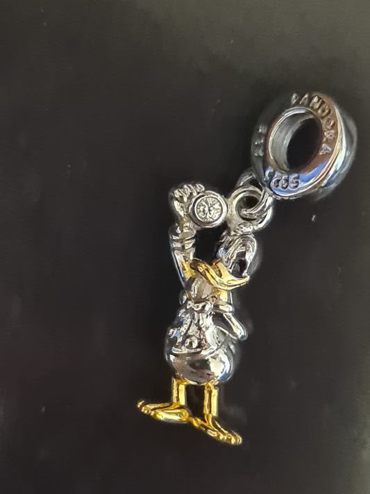 Donald duck 100th anniversary charm