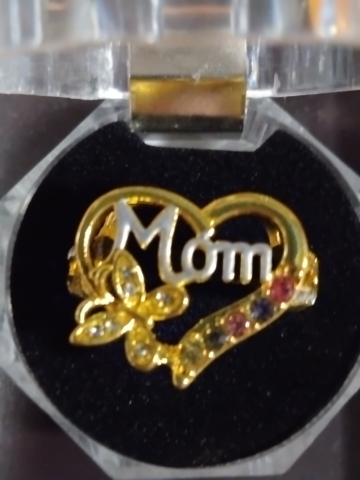 Mum coloured gem ring