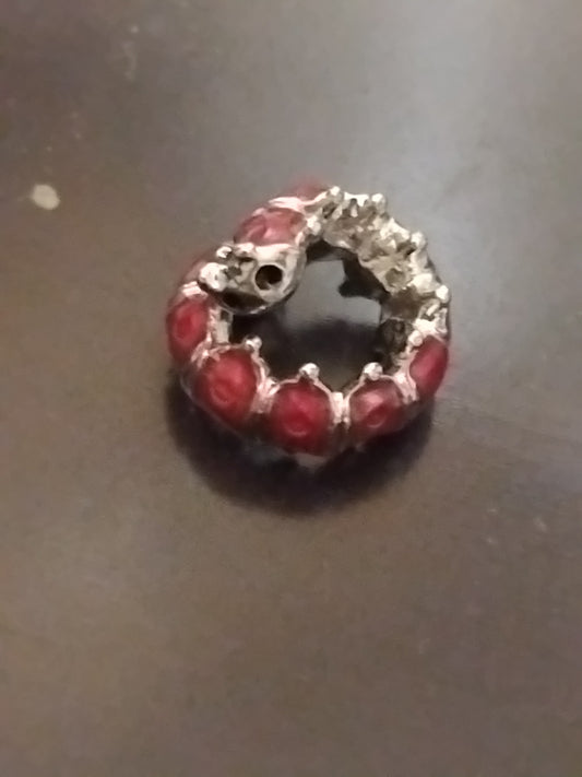 Red snake charm