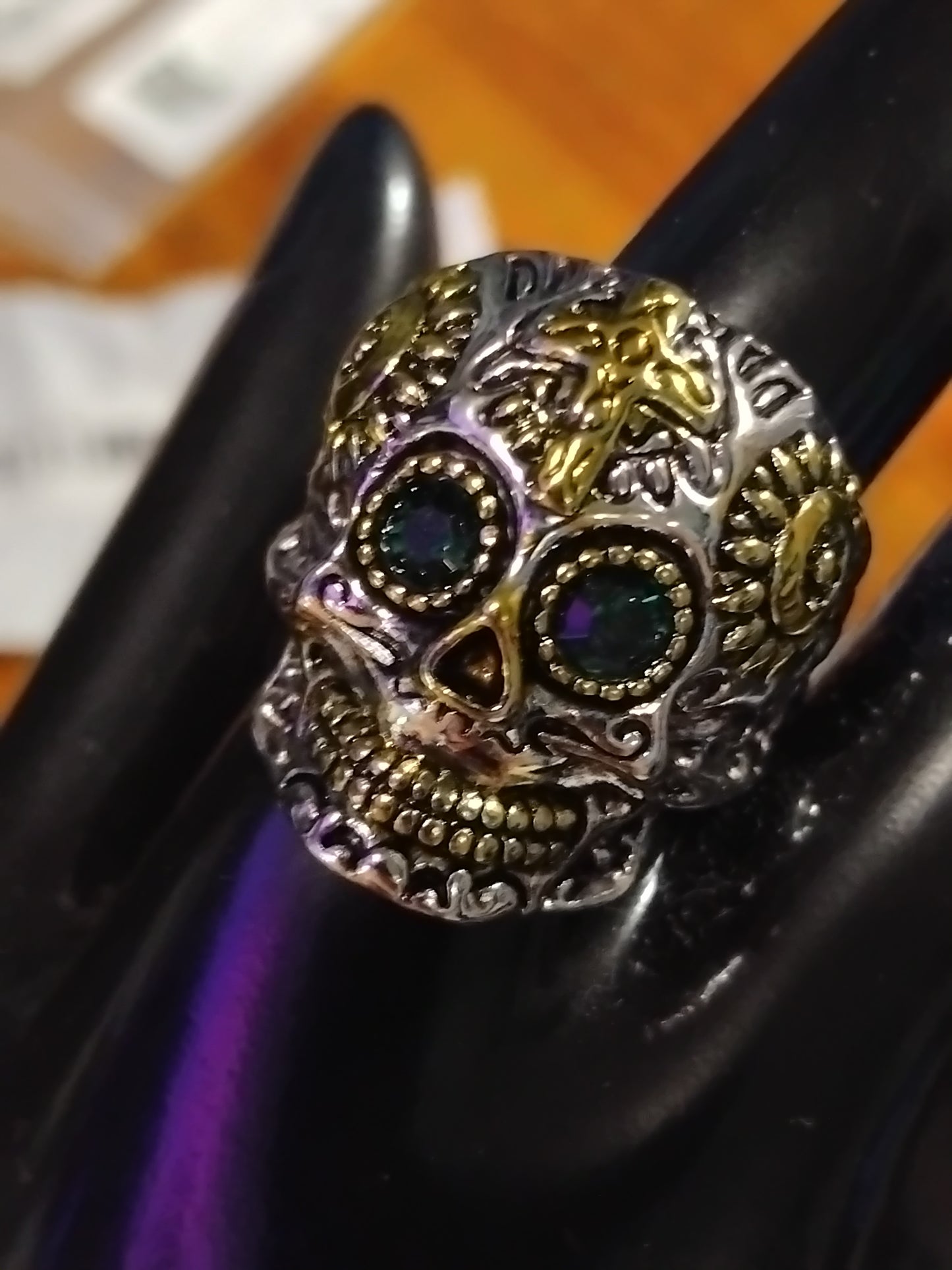 Men's skull ring