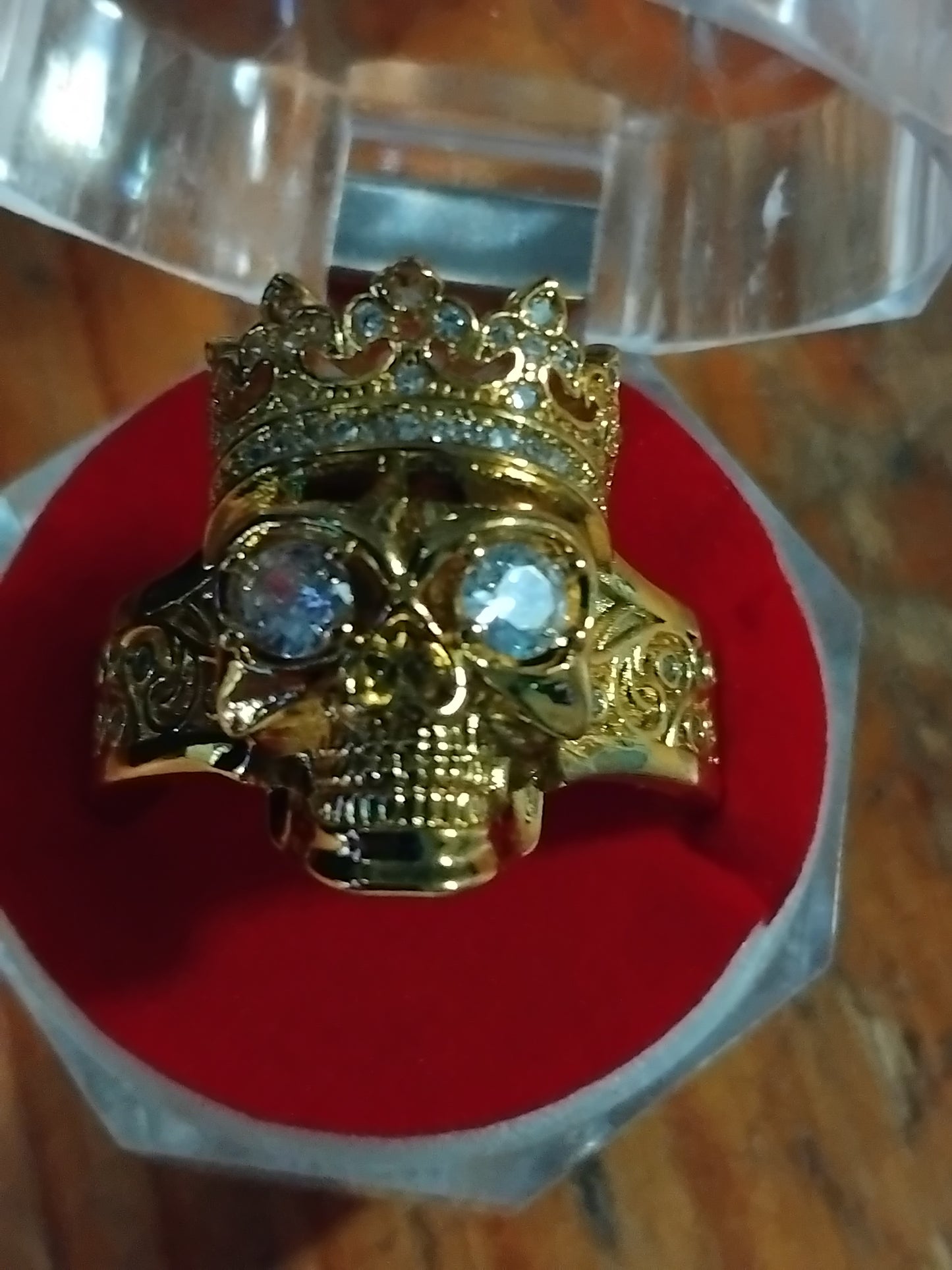 Men's skull ring