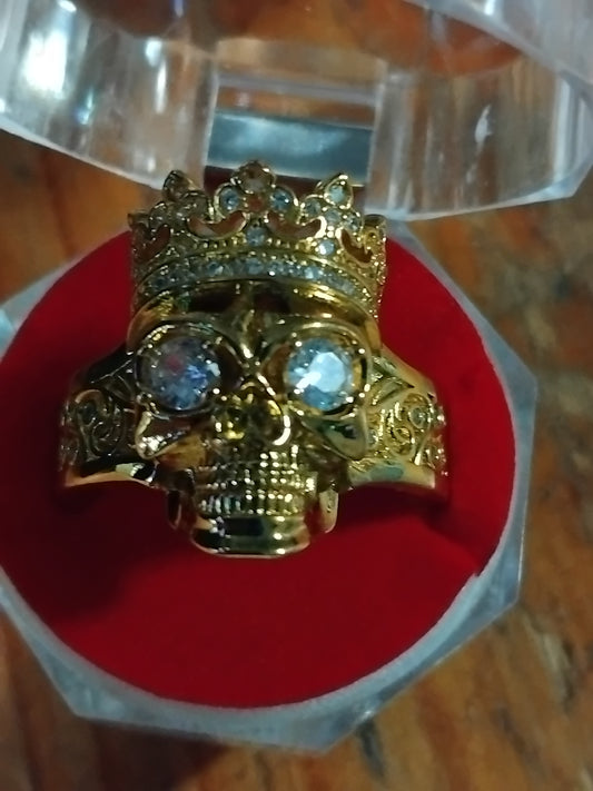 Men's skull ring