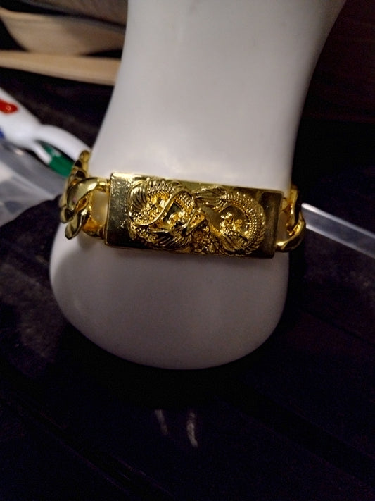 Dragon gold bracelet