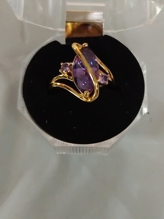 One of a kind purple ring