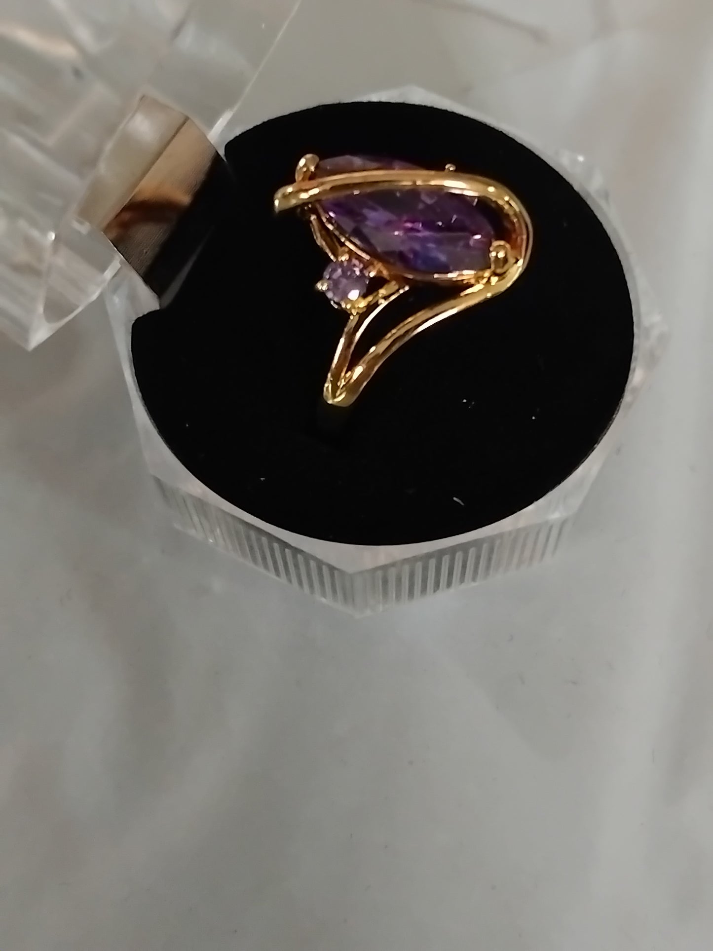 One of a kind purple ring