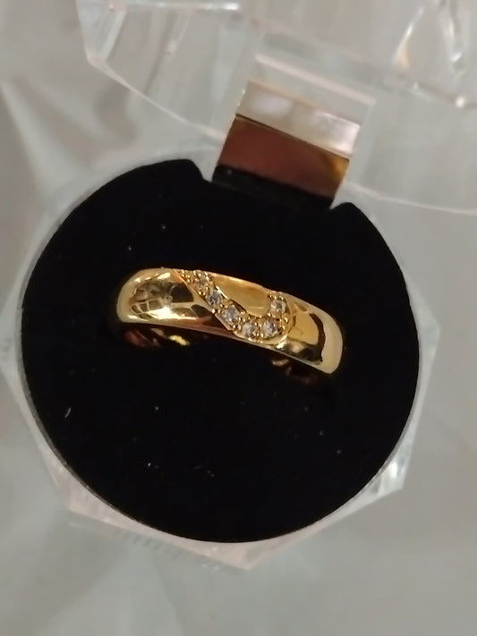 24k gold plated band