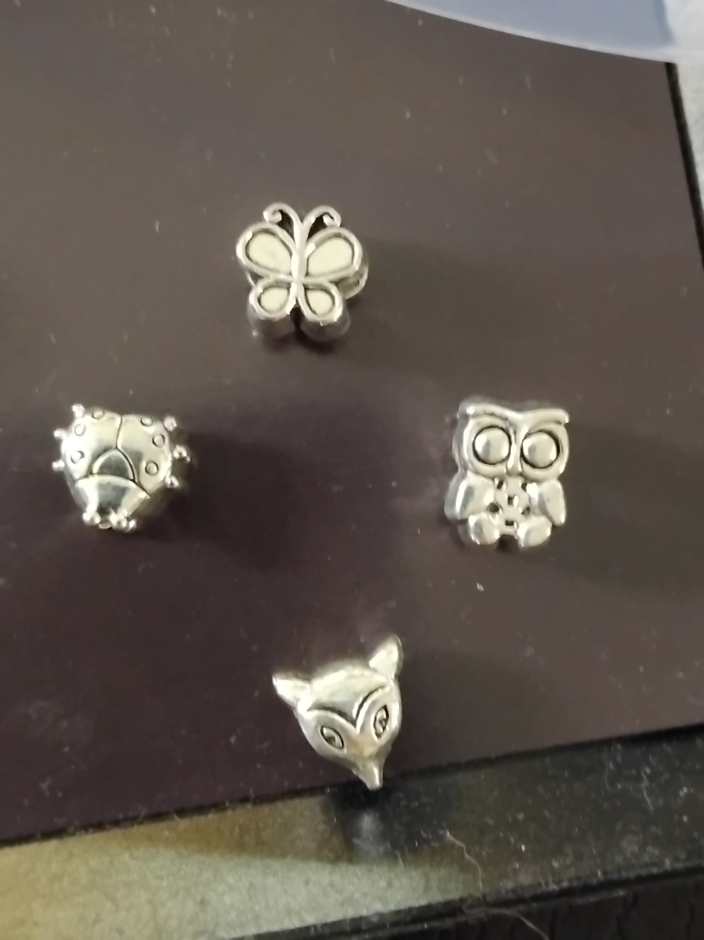 Set of 5 animal charms