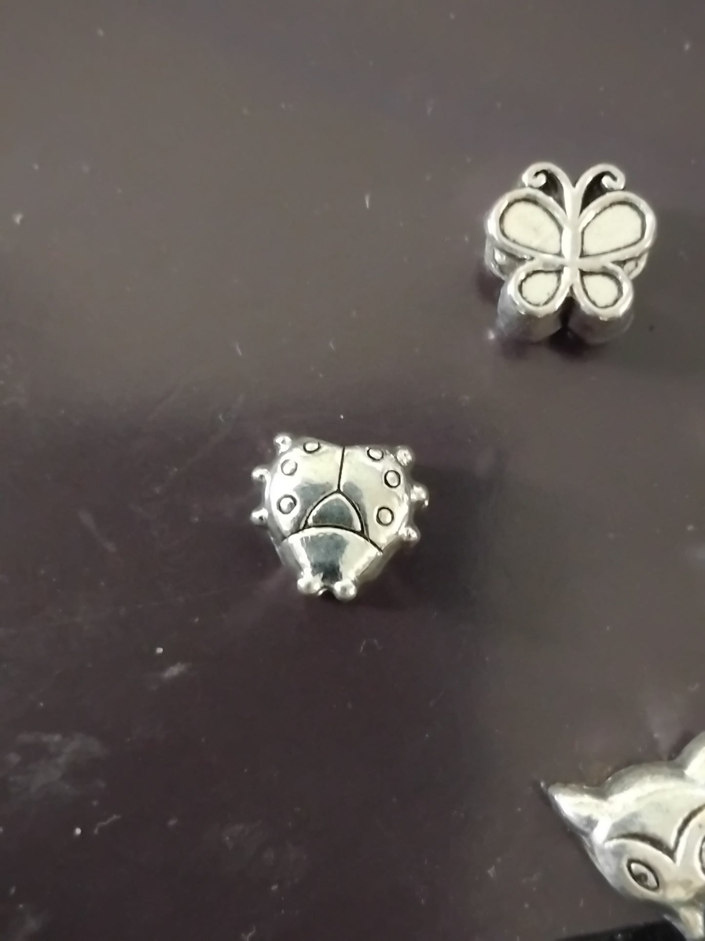 Set of 5 animal charms