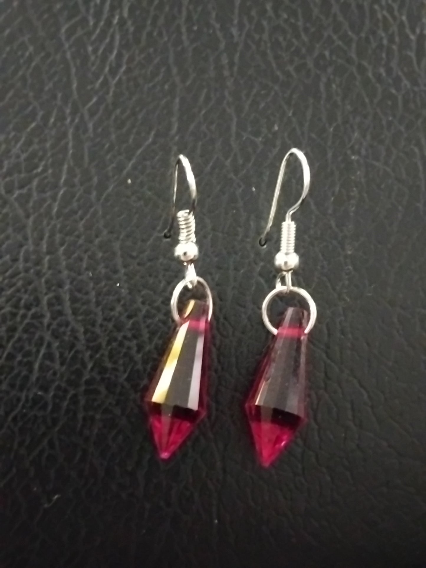 Drop crystal earrings