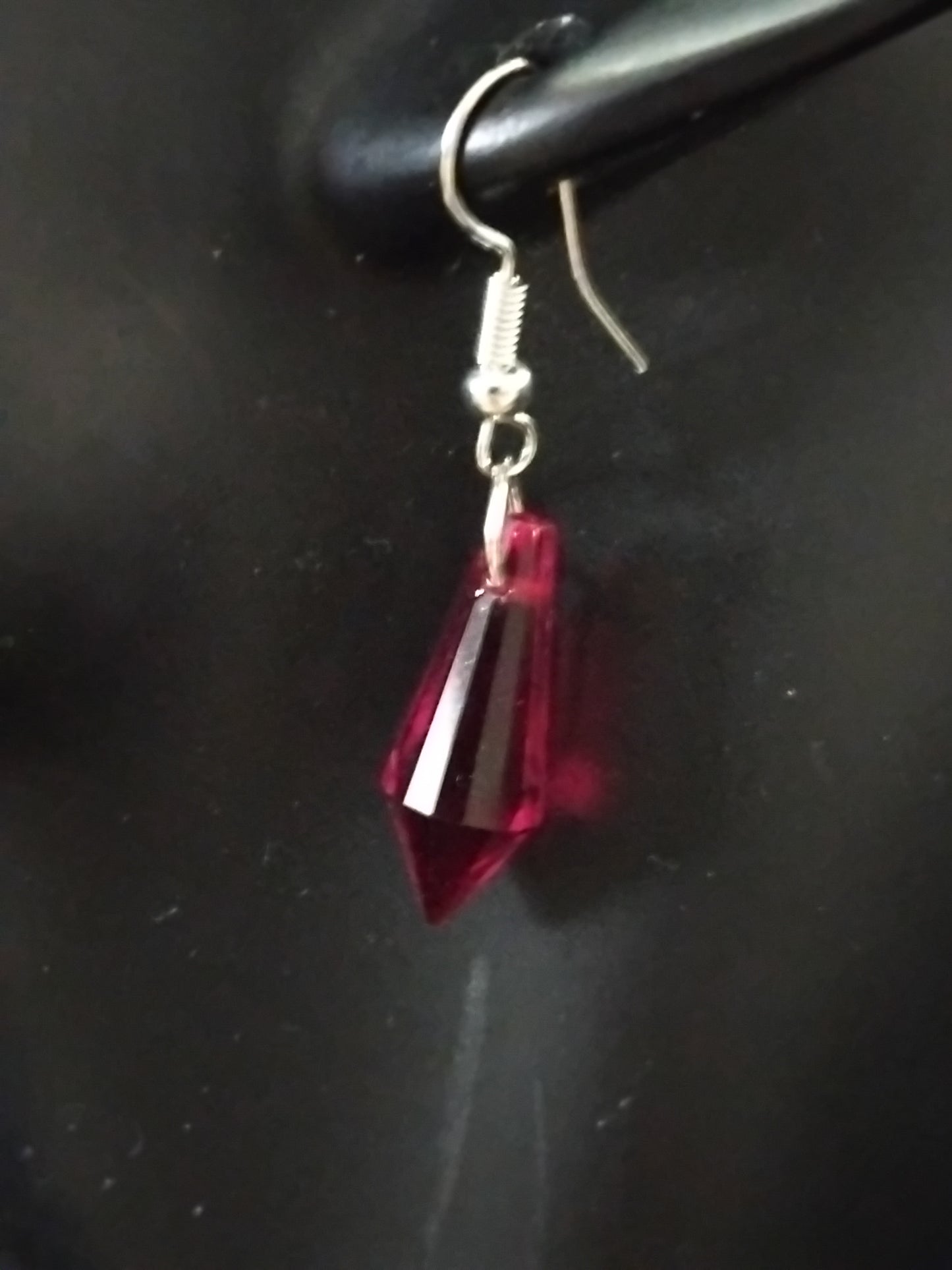 Drop crystal earrings